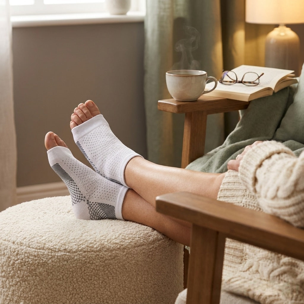 StepSerene™ Ankle Compression Socks — Gentle Support for Tired, Swollen Ankles