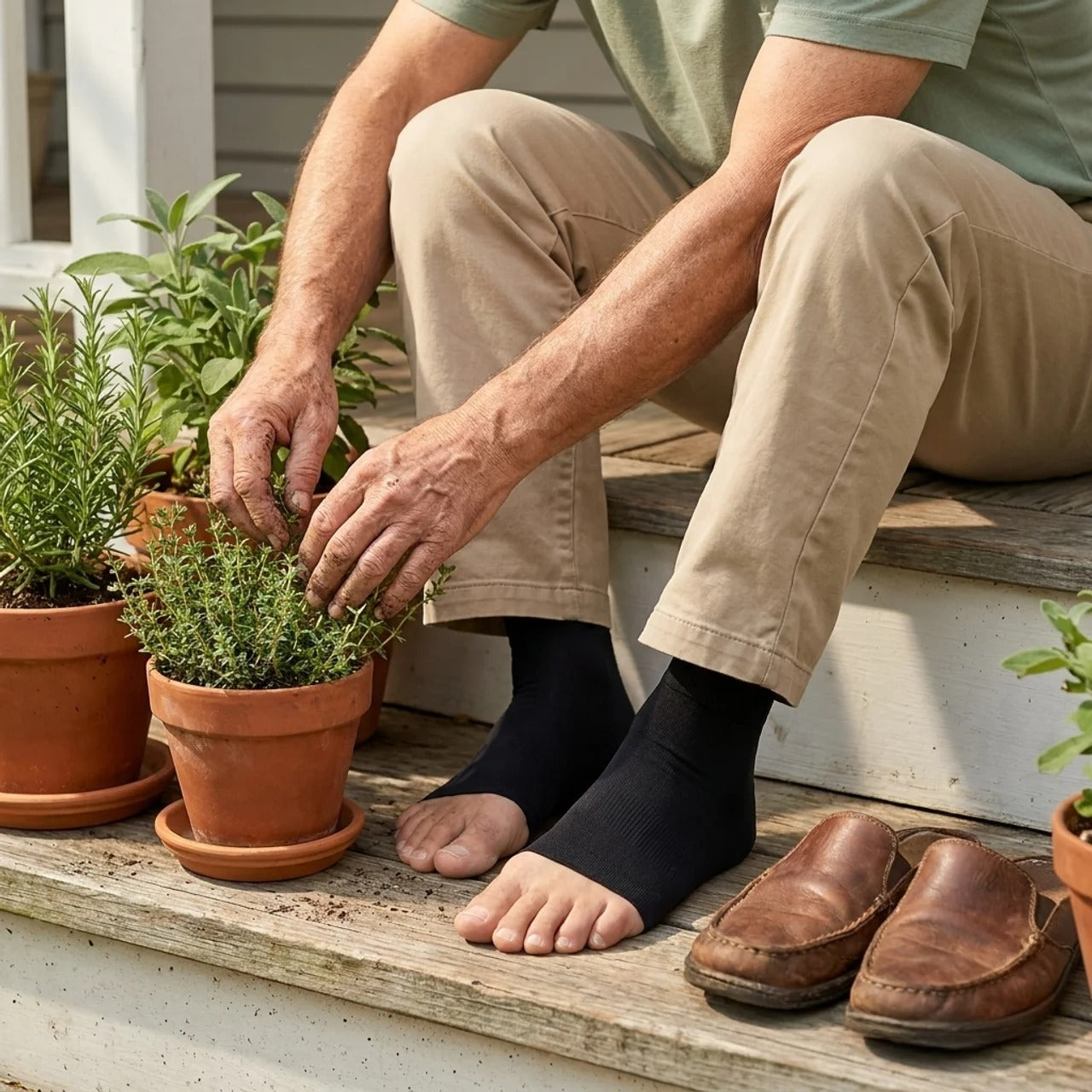 StepSerene™ Ankle Compression Socks — Gentle Support for Tired, Swollen Ankles