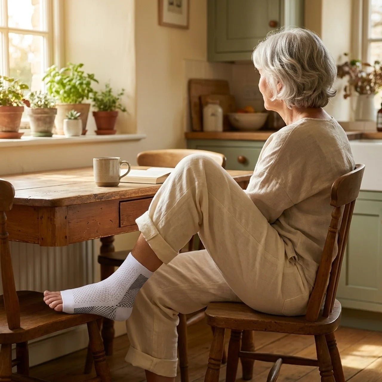 StepSerene™ Ankle Compression Socks — Gentle Support for Tired, Swollen Ankles